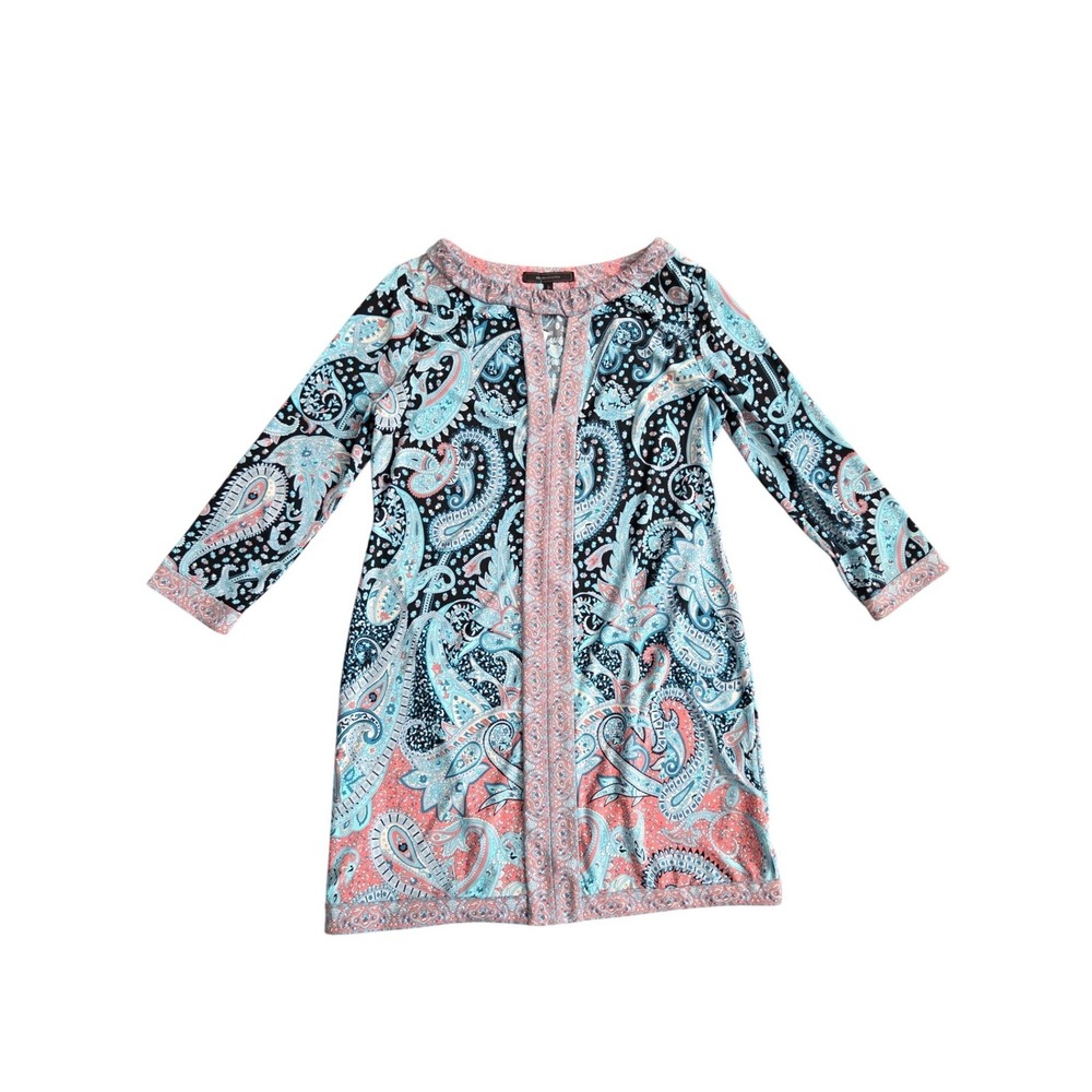 BCBG‎ Maxazria Avila Paisley Dress Size M - Excellent Condition - Picture 2 of 3